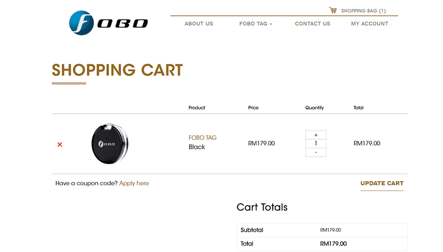 Fobo Tag E-Commerce screenshot 5