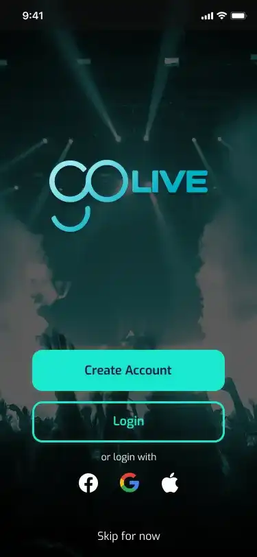 GoLive Ticketing screenshot 1