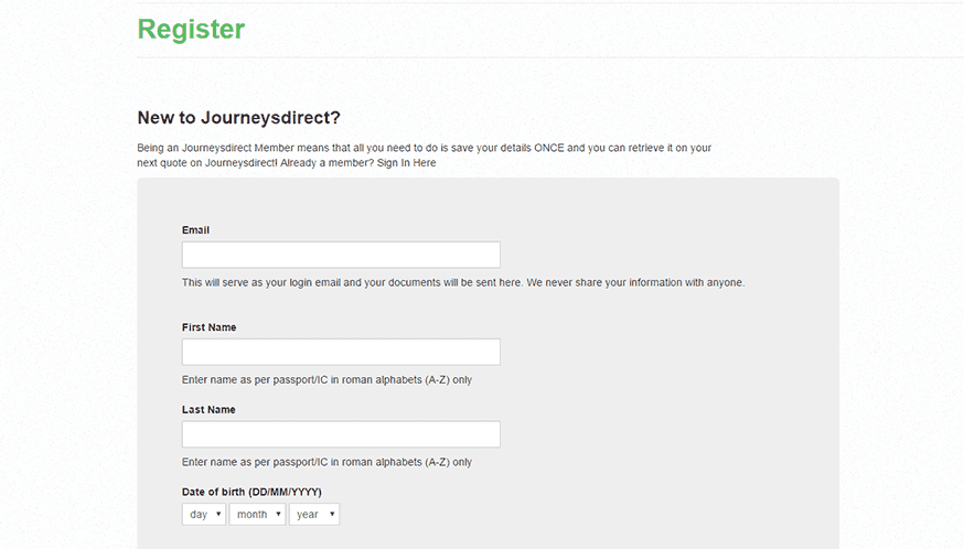 Journeys Direct Insurance screenshot 4