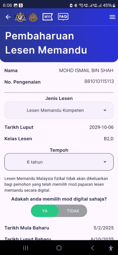 MyJPJ screenshot 3